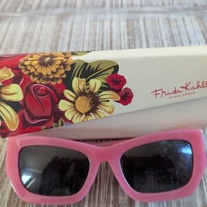Frida Kahlo Pink Women's Sunglasses
